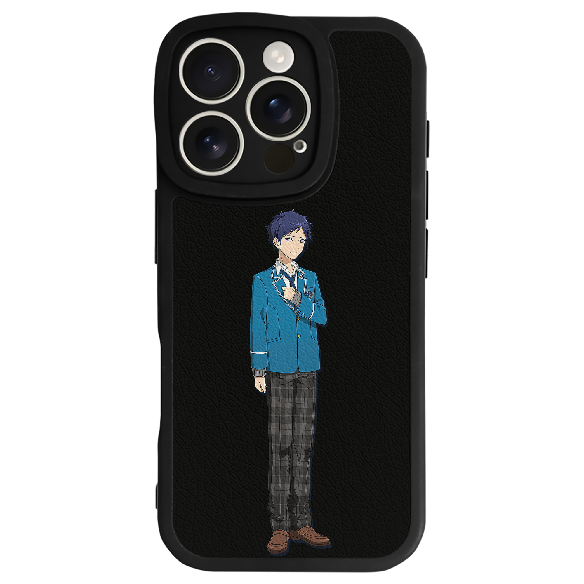 （画像用） あんさんぶるスターズ! Ensemble Stars 【iPhone 16シリーズ対応】シリコンスマホケース（レザー調） 材質：シリコン